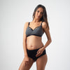 Escapist Grey Marle nursing bra with magnetic clips from Projectme